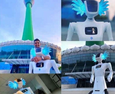 Sri Lanka S First Ever Humanoid Robot Diyazen To Take Up Duties At Lotus Tower Newswire newswire