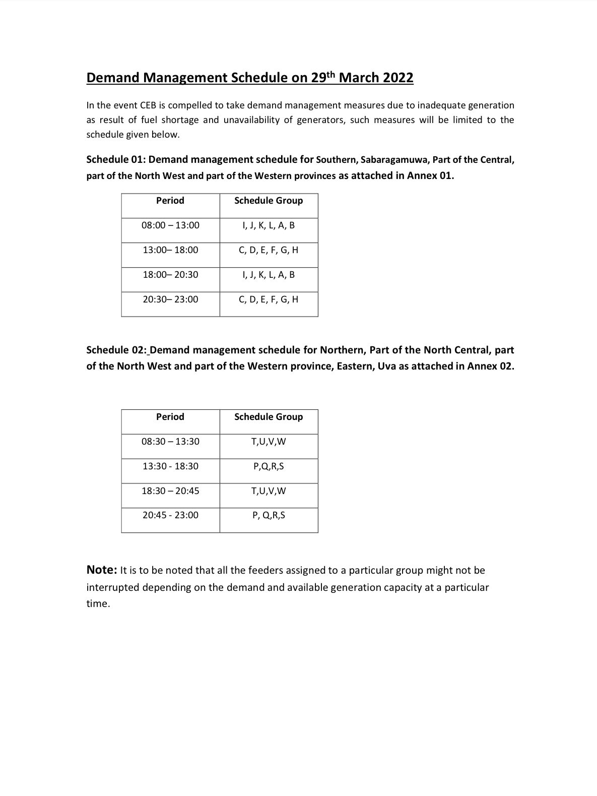 tuesday-s-power-cut-schedule-more-than-7-hours-newswire