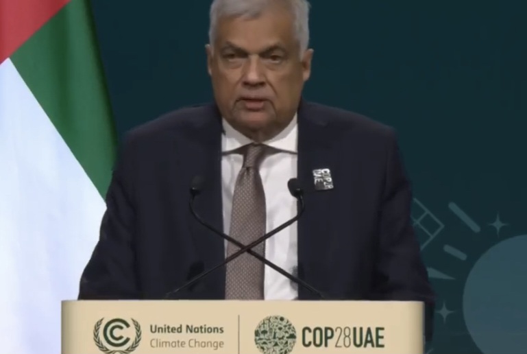 President Ranil Wickremesinghe Advocates Bold Climate Action At COP28