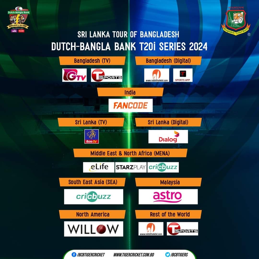 Sri Lanka Vs Bangladesh How to watch ? Newswire