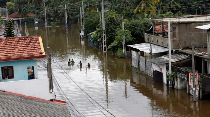 Flood warning issued for several areas