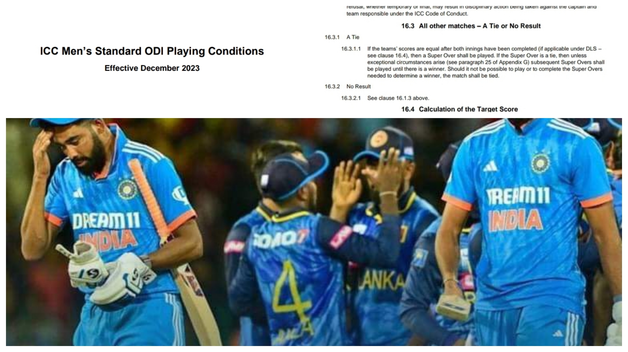 Major blunder in Sri Lanka Vs India tied game ? Newswire