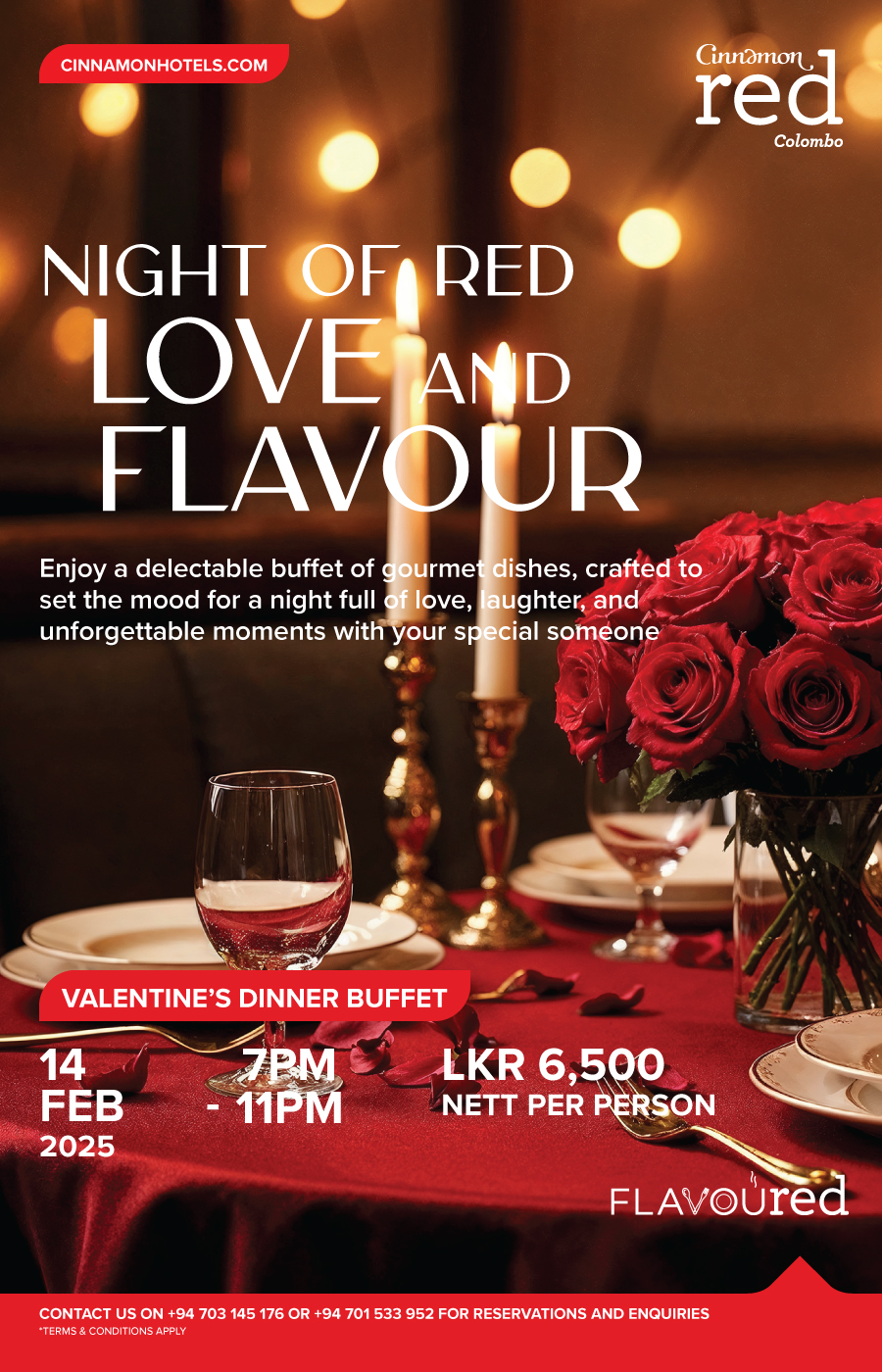 Celebrate Valentine’s Day in Style at Cinnamon Red