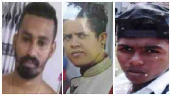 Police seek help to arrest three suspects